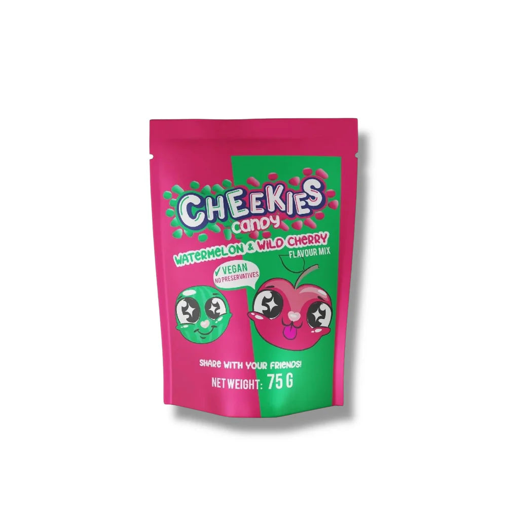 Cheekies Candy Watermelon & White Cherry 75g ( 23 Stk.) / Stückpreis:  0,95€