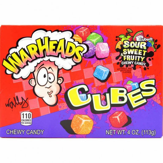 12 St. Warheads Chewy Cubes 113g / Stückpreis: 1,65€