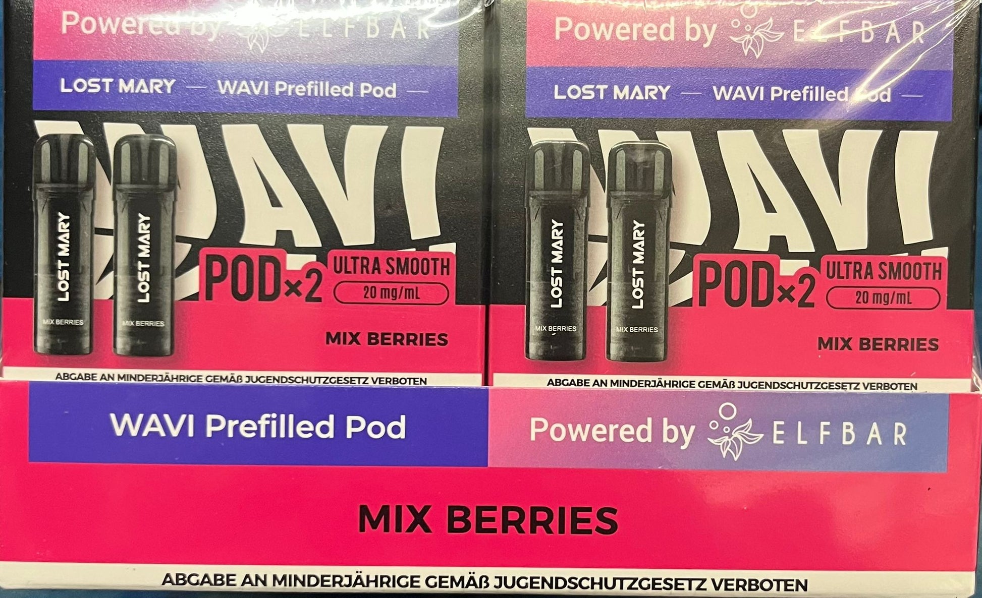 Elfbar Lost Mary WAVI - Mix Berries 20mg Nikotin 2er Pack - My Candytown
