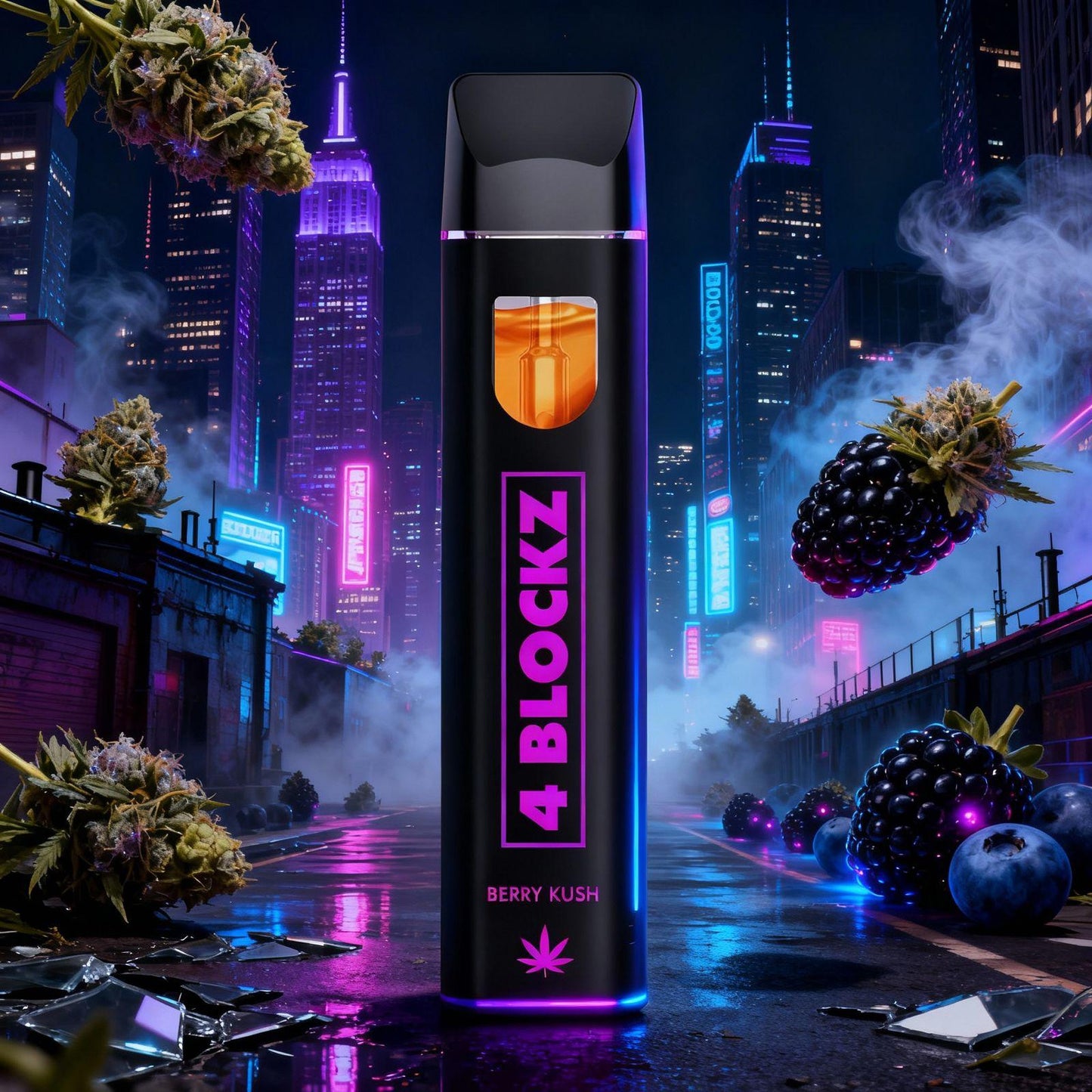 4 Blockz H3BTA Vape - Zkittlez 1ml - My Candytown