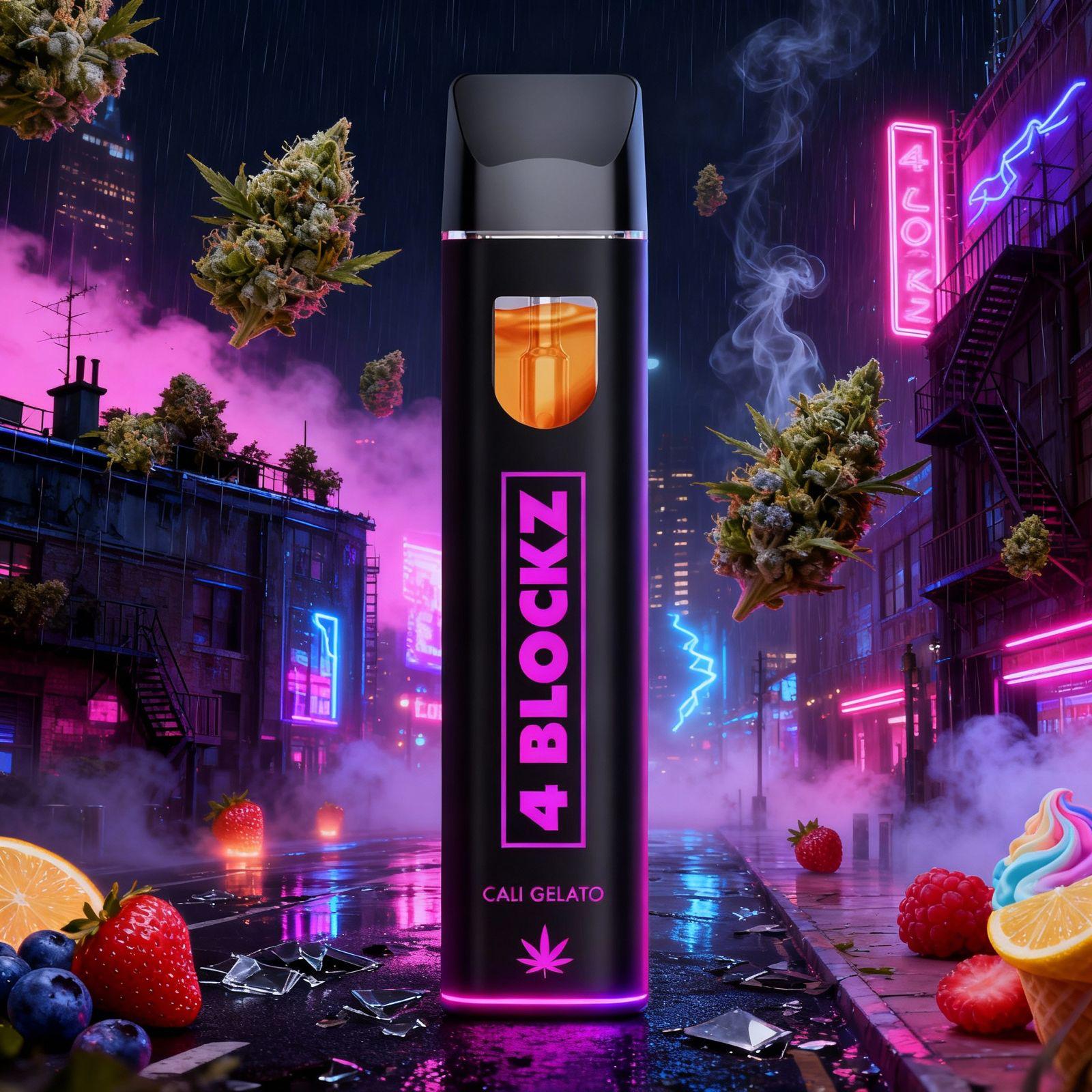 4 Blockz H3BTA Vape - Zkittlez 1ml - My Candytown