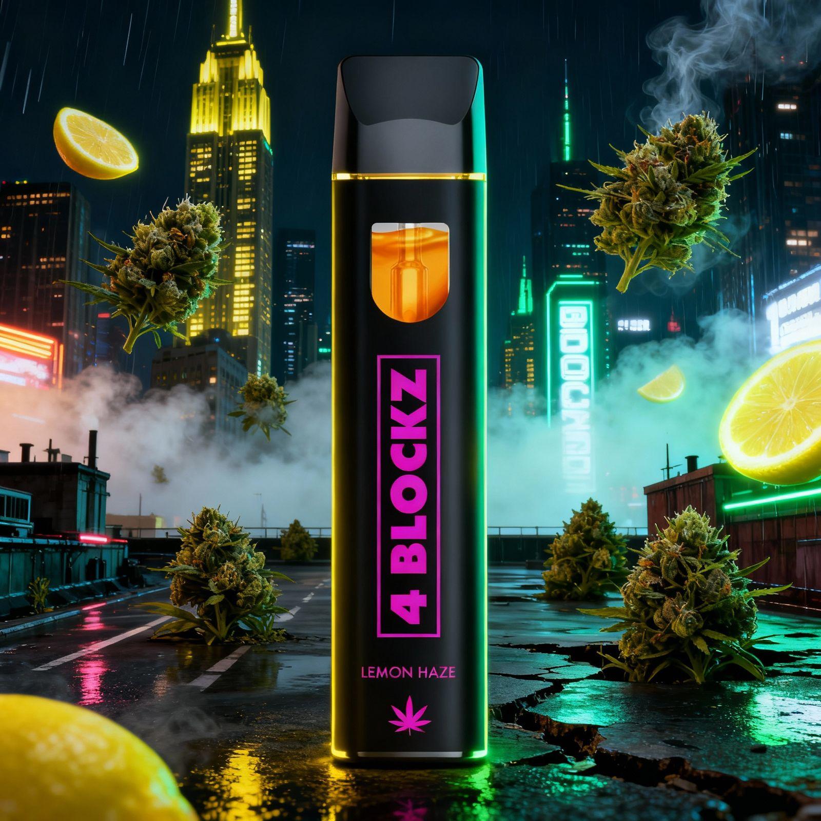 4 Blockz H3BTA Vape - Zkittlez 1ml - My Candytown