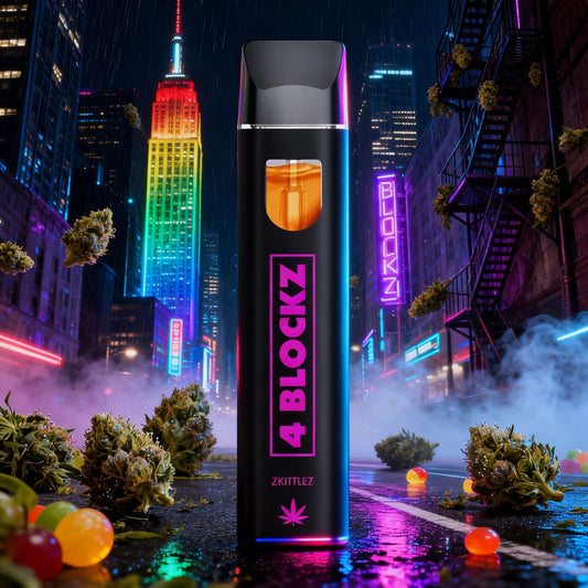 4 Blockz H3BTA Vape - Zkittlez 1ml - My Candytown
