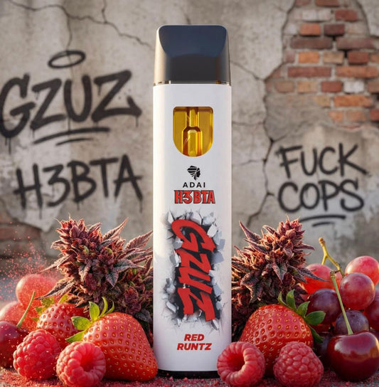 Gzuz H3 Superior Blend Vape - Red Runtz 1ml - My Candytown