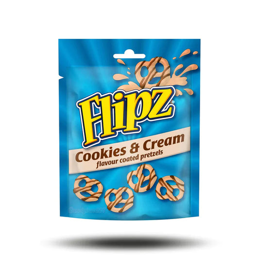 Flipz Cookies & Cream 90g mhd 04/26 ( 24Stk.) /Stückpreis: 1,63€