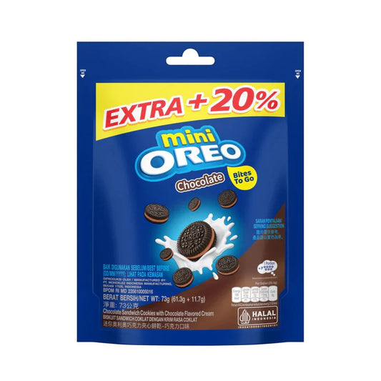 24 St. Oreo Mini Schokolade 73g / Stückpreis:  1,25€