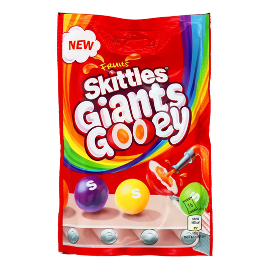Skittles Giants Gooey 125g ( 30 Stk.)/ Stückpreis: 1,75€
