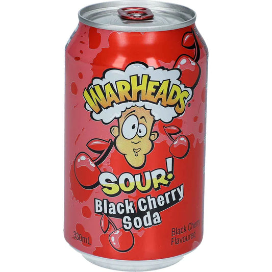 Warheads Sour! Black Cherry Soda 330ml ( 24 Stk.)/ Stückpreis: 1,09€