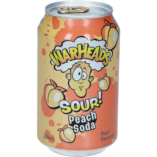 Warheads Sour! Peach 330ml (24 Stk.) / Stückpreis: 1,09€