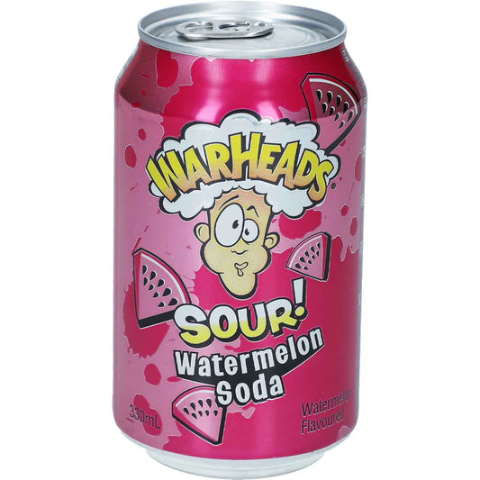 Warheads Sour! Watermelon Soda 330ml ( 24 Stk.)/ Stückpreis: 1,09€